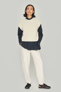 BITTE KAI RAND Skjorter^Core cotton asymmetrisk skjorte