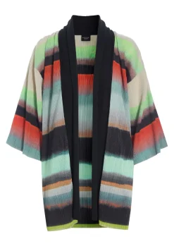 BITTE KAI RAND Jakker & Blazere^Liquorice stripe kimono jakke