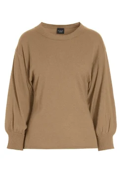 BITTE KAI RAND Bluser|Strik^Wakasu wool blend bluse med 3/4 ærme